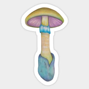 Death cap mushroom Sticker